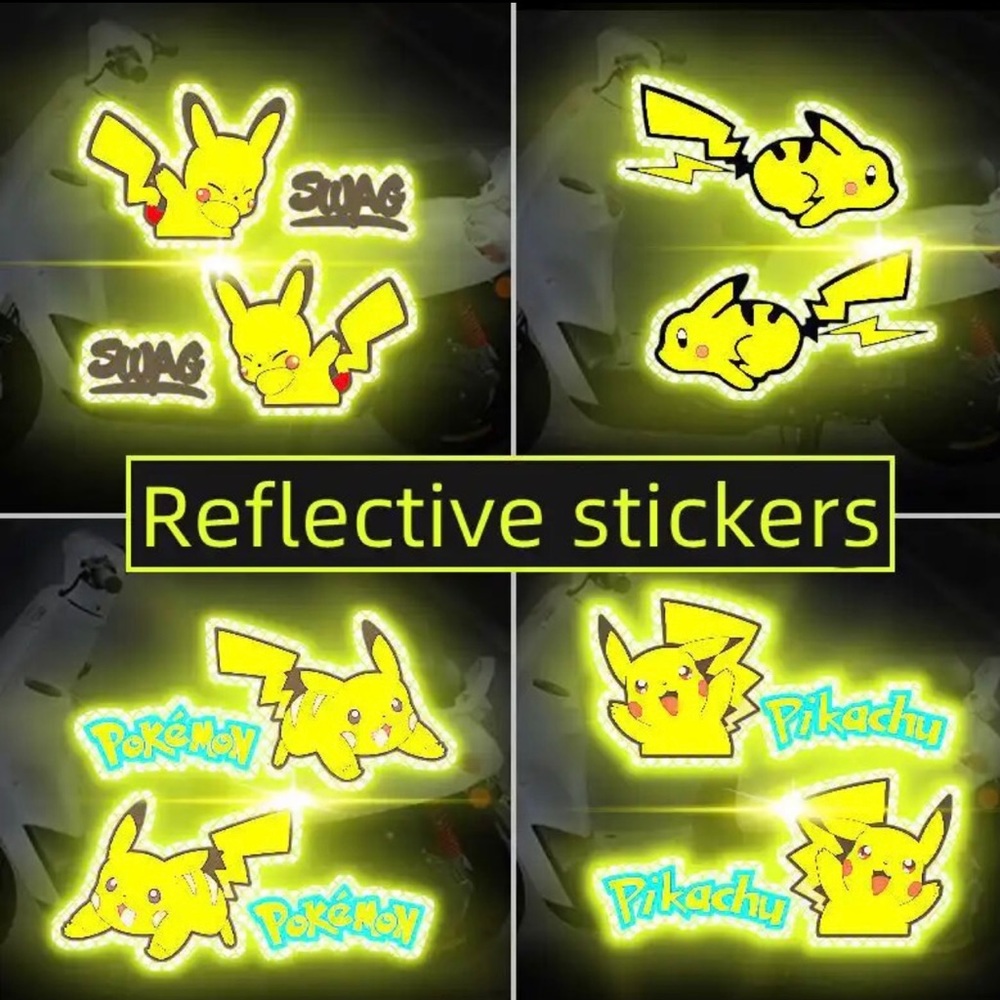 Pokemon neon stickers